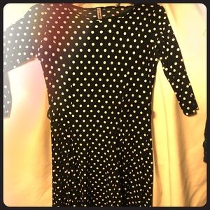 Polka dotted dress